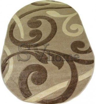 Синтетичний килим Frize Premium 1378A kahve-bej - высокое качество по лучшей цене в Украине.